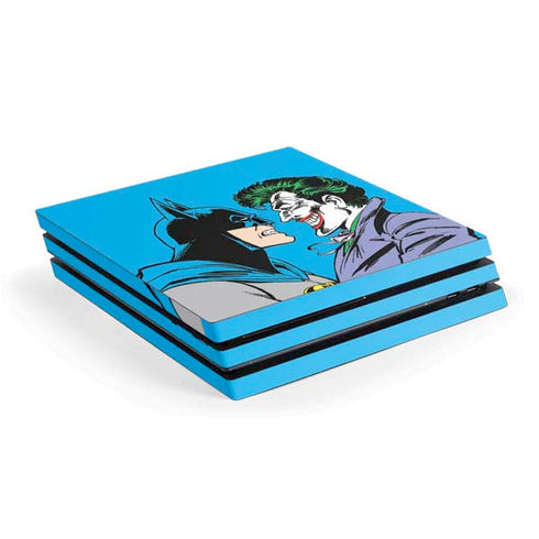 DC Comics The Joker vs Batman Vintage art PlayStation PS4 Skins