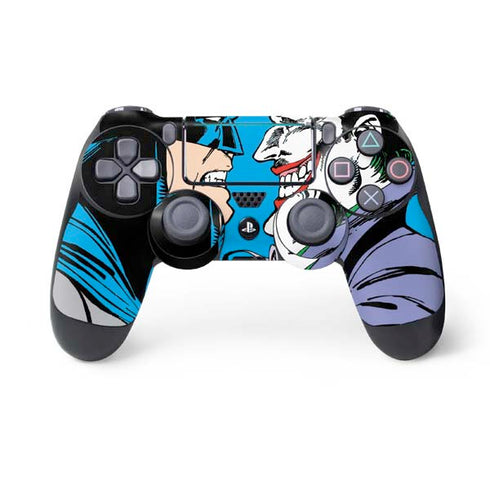 DC Comics The Joker vs Batman Vintage art PlayStation PS4 Skins