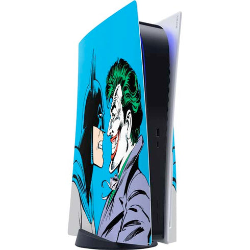 DC Comics The Joker vs Batman Vintage art PlayStation PS5 Skins