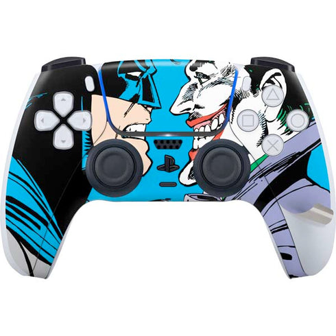 DC Comics The Joker vs Batman Vintage art PS5 Pro Bundle Skin