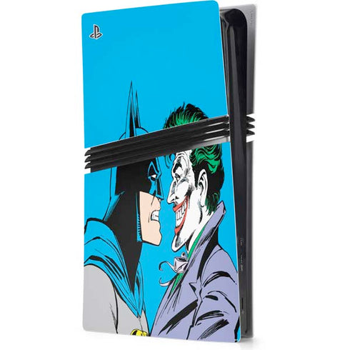 DC Comics The Joker vs Batman Vintage art PlayStation PS5 Skins