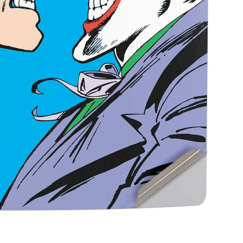 DC Comics The Joker vs Batman Vintage art PS5 Pro Disk Console Skin