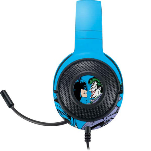 DC Comics The Joker vs Batman Vintage art Razer Kraken X Skin