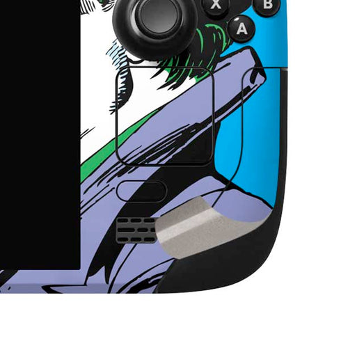 DC Comics The Joker vs Batman Vintage art Steam Deck Handheld Gaming Computer OLED Skin