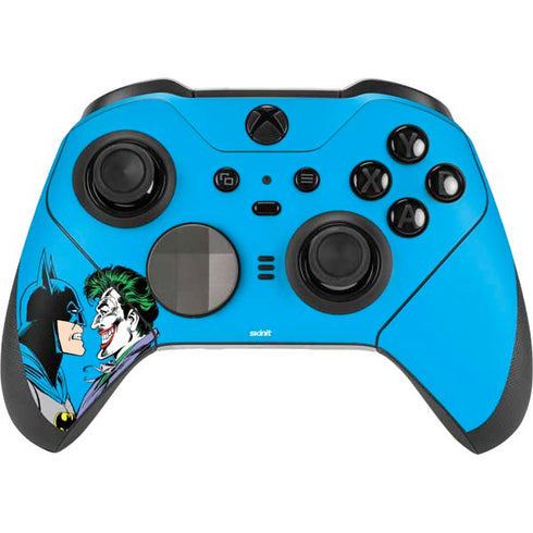 DC Comics The Joker vs Batman Vintage art Xbox Elite Wireless Controller Series 2 Skin