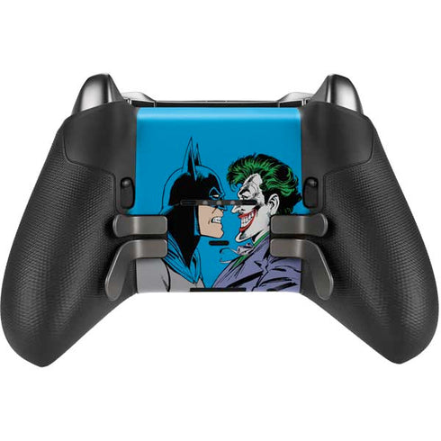 DC Comics The Joker vs Batman Vintage art Xbox Elite Wireless Controller Series 2 Skin
