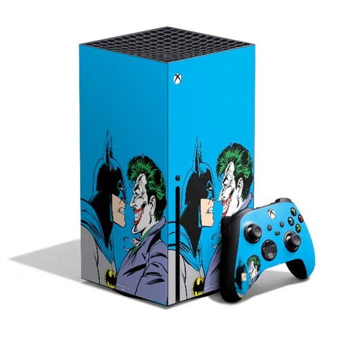 DC Comics The Joker vs Batman Vintage art Xbox Series X Bundle Skin
