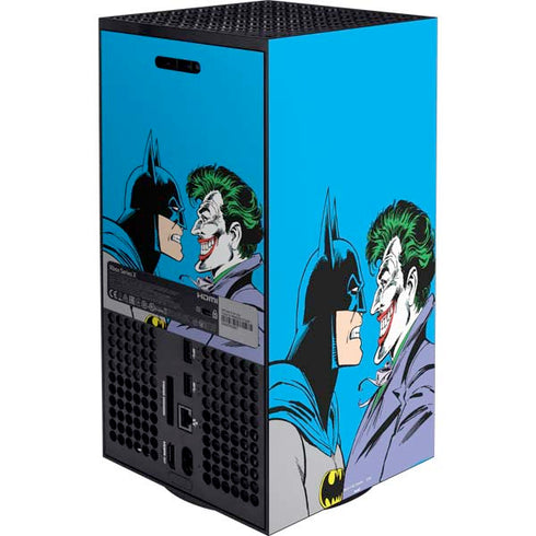 DC Comics The Joker vs Batman Vintage art XBox Series X Digital Edition Bundle Skin