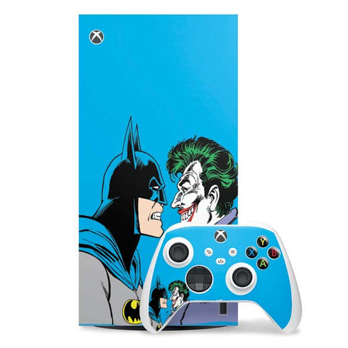 DC Comics The Joker vs Batman Vintage art Xbox Series X Skins