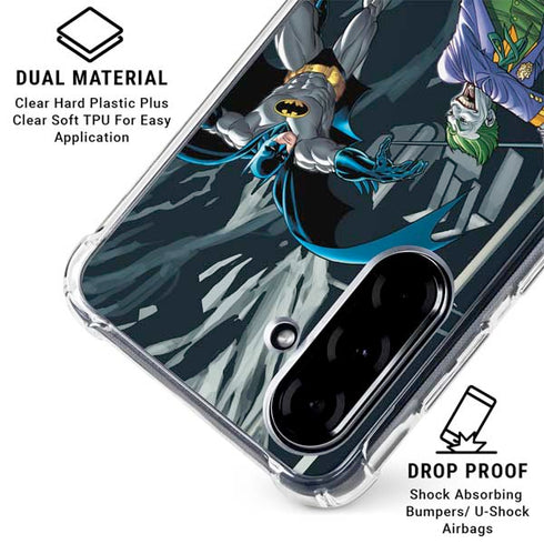 DC Comics The Joker vs Batman Art Galaxy A36 5G Clear Case
