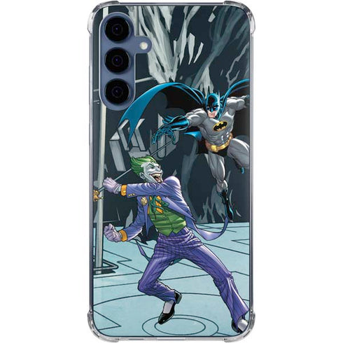 DC Comics The Joker vs Batman Art Galaxy A55 5G Clear Case