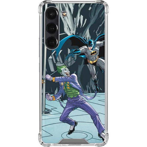 DC Comics The Joker vs Batman Art Galaxy S24 FE Clear Case
