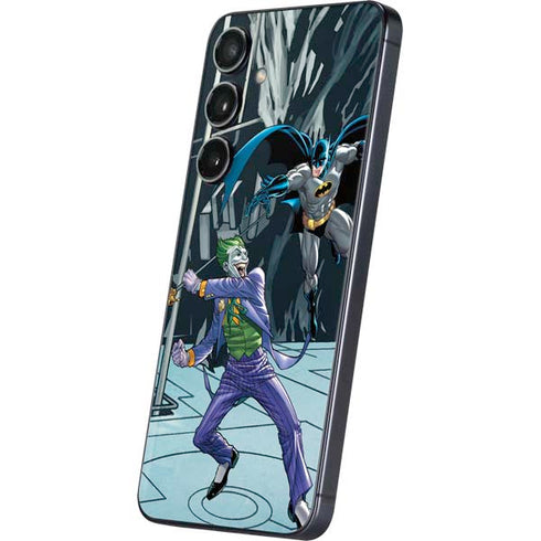 DC Comics The Joker vs Batman Art Galaxy S25 Plus Skin