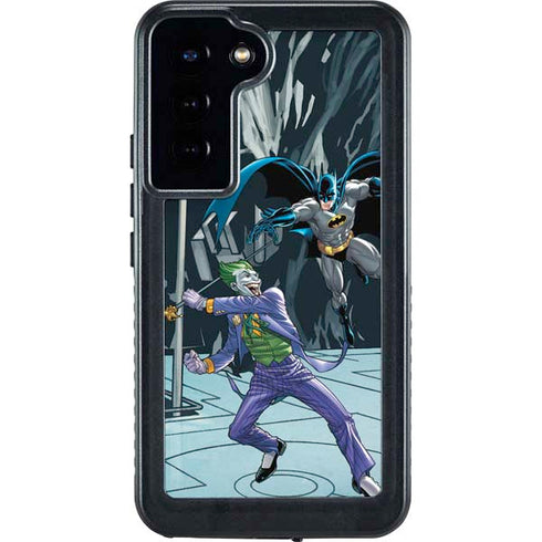 DC Comics The Joker vs Batman Art Galaxy S24 Plus Waterproof Case
