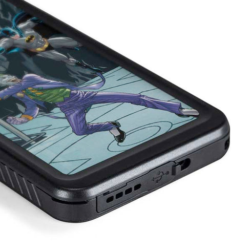 DC Comics The Joker vs Batman Art Galaxy S24 Plus Waterproof Case