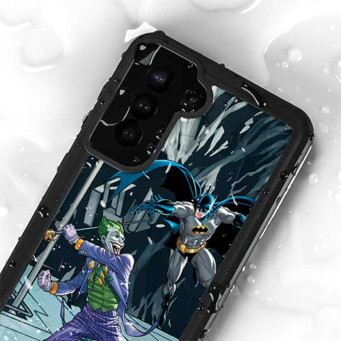 DC Comics The Joker vs Batman Art Galaxy S24 Plus Waterproof Case