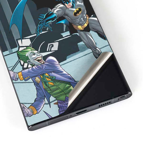 DC Comics The Joker vs Batman Art Galaxy S25 Ultra Skin