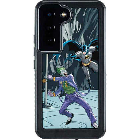 DC Comics The Joker vs Batman Art Galaxy S24 Waterproof Case
