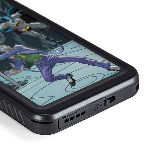 DC Comics The Joker vs Batman Art Galaxy S24 Waterproof Case
