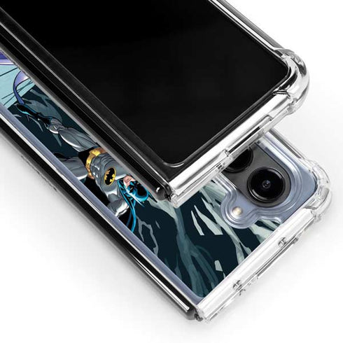 DC Comics The Joker vs Batman Art Galaxy Z Fold5 5G Clear Case