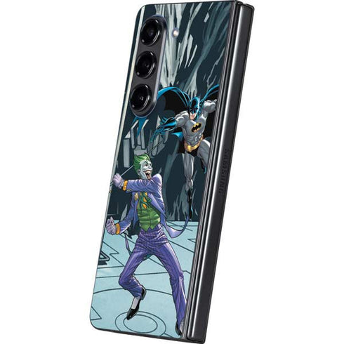 DC Comics The Joker vs Batman Art Galaxy Z Fold5 5G Skin