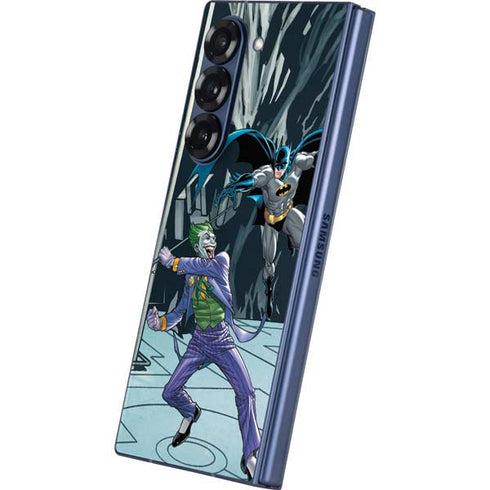 DC Comics The Joker vs Batman Art Galaxy Z Fold6 Skin