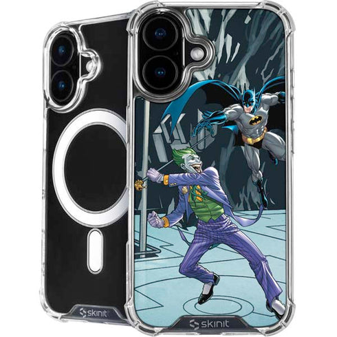 DC Comics The Joker vs Batman Art iPhone 16 MagSafe Case