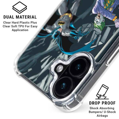 DC Comics The Joker vs Batman Art iPhone 16 MagSafe Case