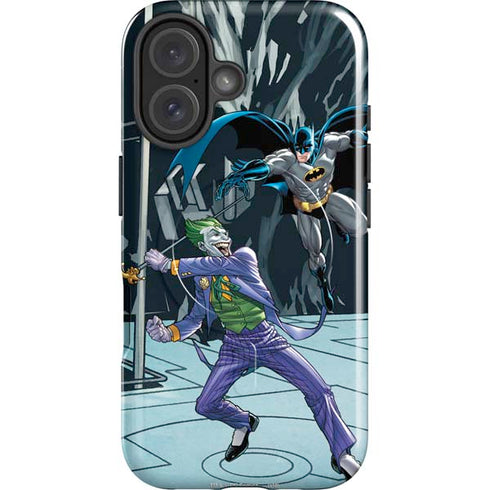 DC Comics The Joker vs Batman Art iPhone 16 Magsafe Impact Case