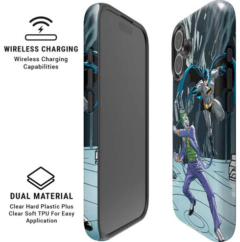 DC Comics The Joker vs Batman Art iPhone 16 Magsafe Impact Case