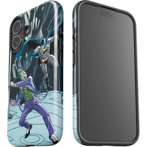 DC Comics The Joker vs Batman Art iPhone 16 Plus Impact Case