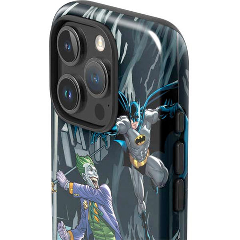 DC Comics The Joker vs Batman Art iPhone 16 Pro Impact Case