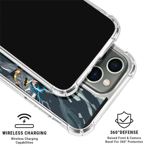 DC Comics The Joker vs Batman Art iPhone 16 Pro Max Clear Case