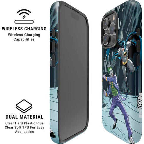 DC Comics The Joker vs Batman Art iPhone 16 Pro Max Magsafe Impact Case