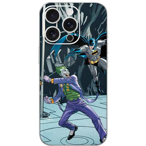 DC Comics The Joker vs Batman Art iPhone 16 Pro Skin