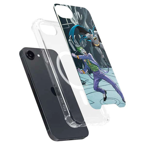 DC Comics The Joker vs Batman Art iPhone 16e MagSafe Case