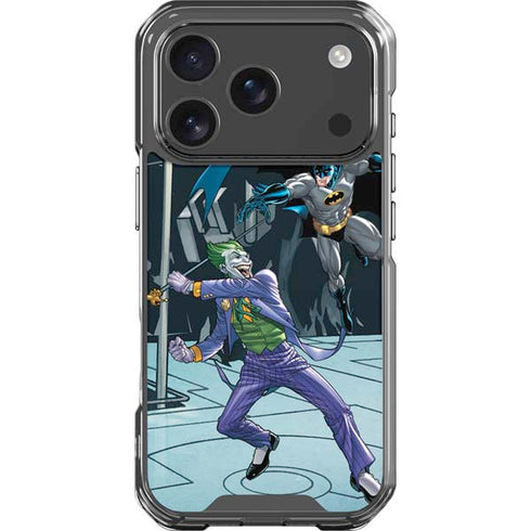 DC Comics The Joker vs Batman Art iPhone 18 Pro Clear Case