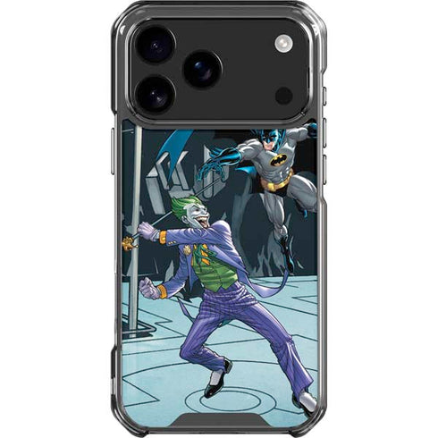 DC Comics The Joker vs Batman Art iPhone 18 Pro Max Clear Case