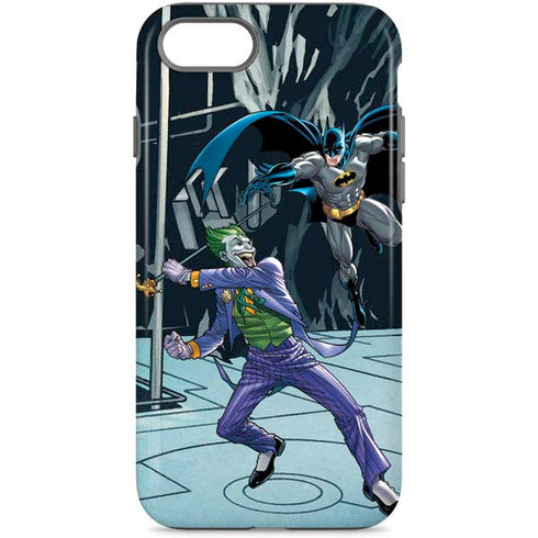 DC Comics The Joker vs Batman Art iPhone Cases