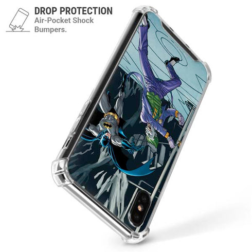 DC Comics The Joker vs Batman Art iPhone X/XS Clear Case