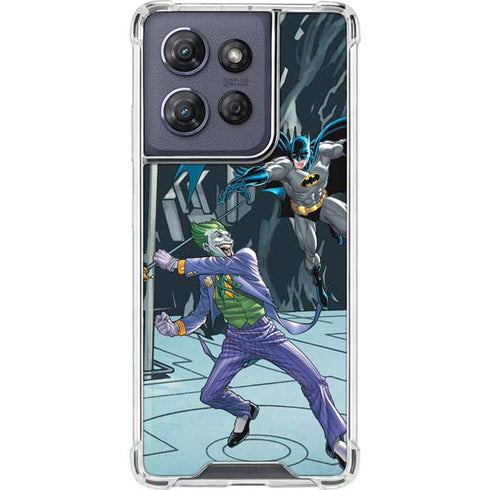DC Comics The Joker vs Batman Art Moto G Power 5G (2025) Clear Case