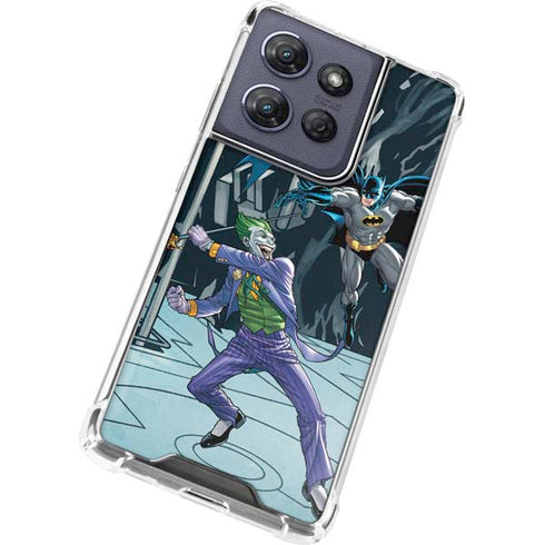 DC Comics The Joker vs Batman Art Moto G Stylus 5G (2025) Clear Case