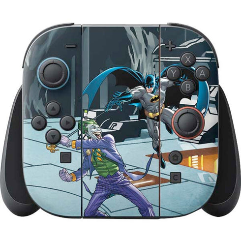 DC Comics The Joker vs Batman Art Nintendo Switch 2 (2025) Joy-Con Controller Skin