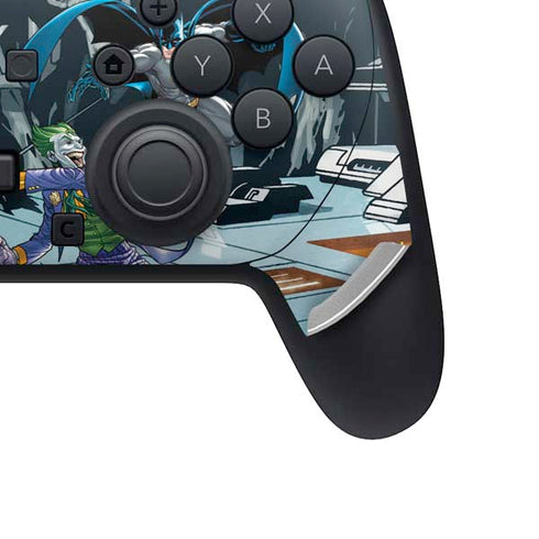 DC Comics The Joker vs Batman Art Nintendo Switch 2 (2025) Pro Controller Skin