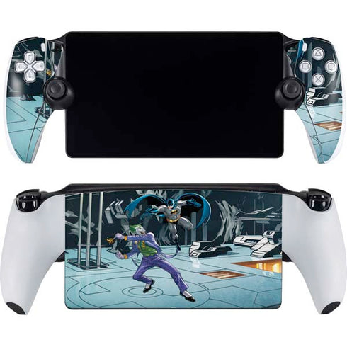 DC Comics The Joker vs Batman Art PlayStation Portal Remote Player Skin