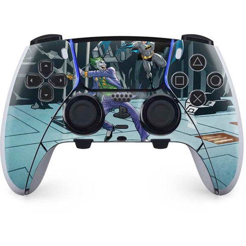 DC Comics The Joker vs Batman Art PS5 DualSense Edge Pro Controller Skin