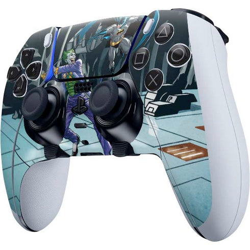DC Comics The Joker vs Batman Art PS5 DualSense Edge Pro Controller Skin