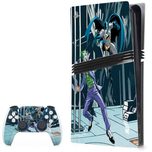 DC Comics The Joker vs Batman Art PlayStation PS5 Skins