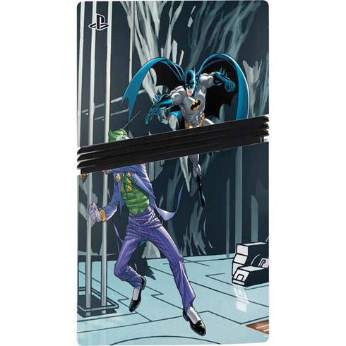 DC Comics The Joker vs Batman Art PS5 Pro Disk Bundle Skin