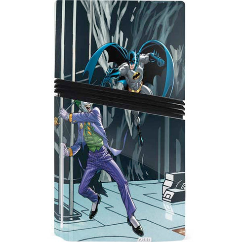 DC Comics The Joker vs Batman Art PS5 Pro Disk Console Skin